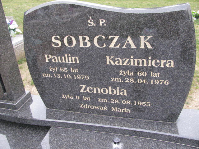 Kazimiera Sobczak Słupca Koszuty Małe - Grobonet - Wyszukiwarka osób pochowanych