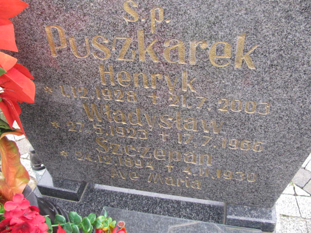 Szczepan Puszkarek 1894 Słupca Koszuty Małe - Grobonet - Wyszukiwarka osób pochowanych